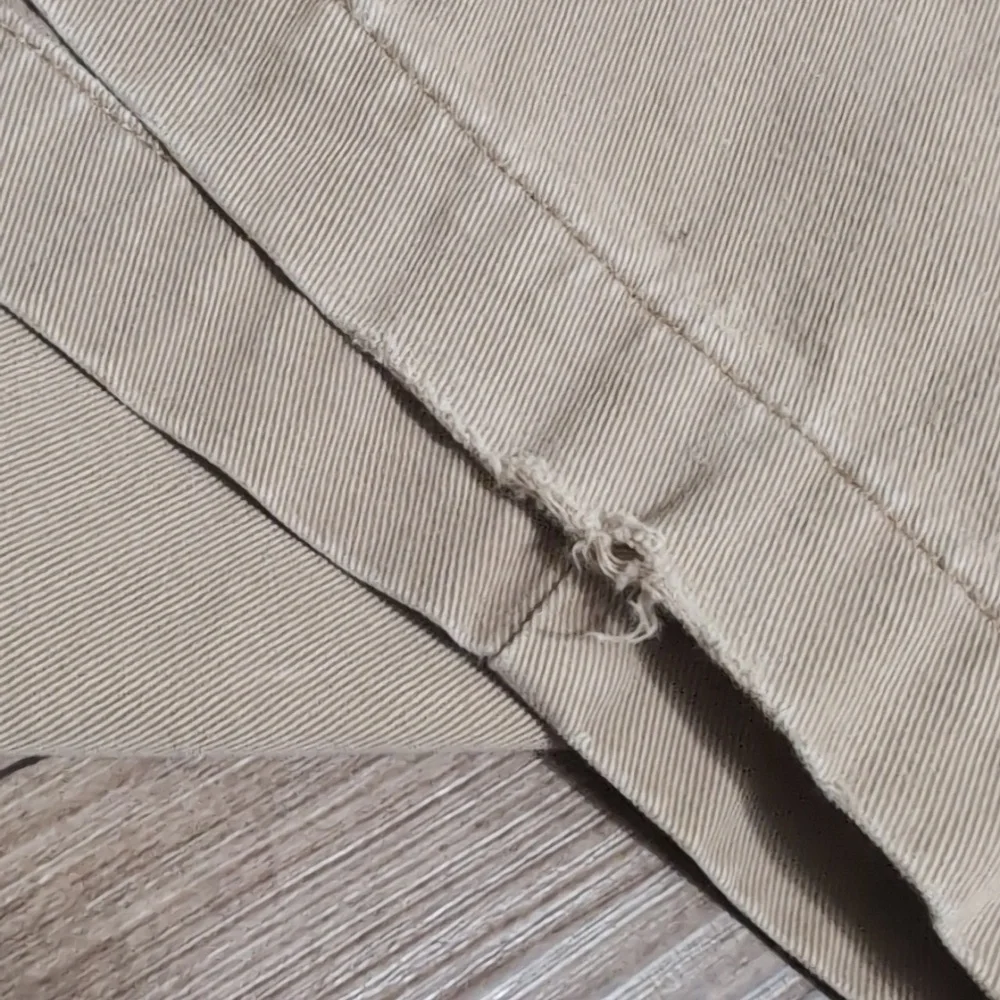 Vintage Y2K American Eagle Baggy Utility Cargo Pants In Brown Khaki Size 33x34 - Picture 10 of 12
